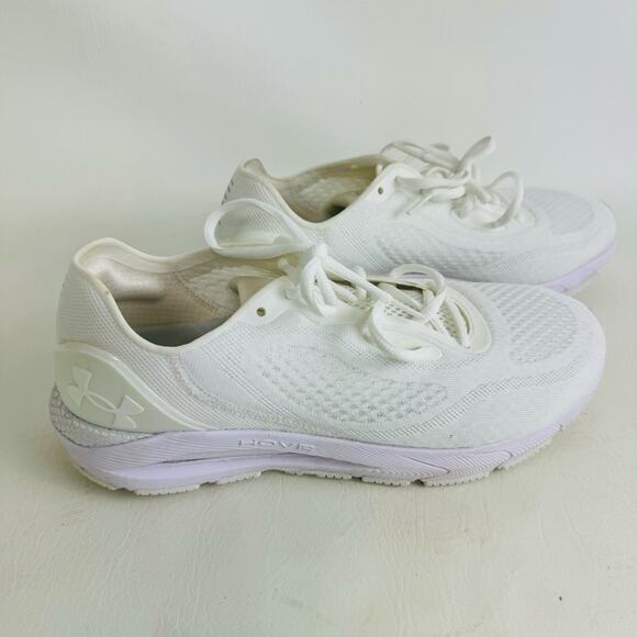 Under Armour Womens HOVR Sonic 5 UA White Running Shoes Sneakers Size 10 - Picture 6 of 14